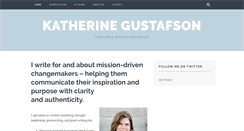 Desktop Screenshot of katherinegustafson.com